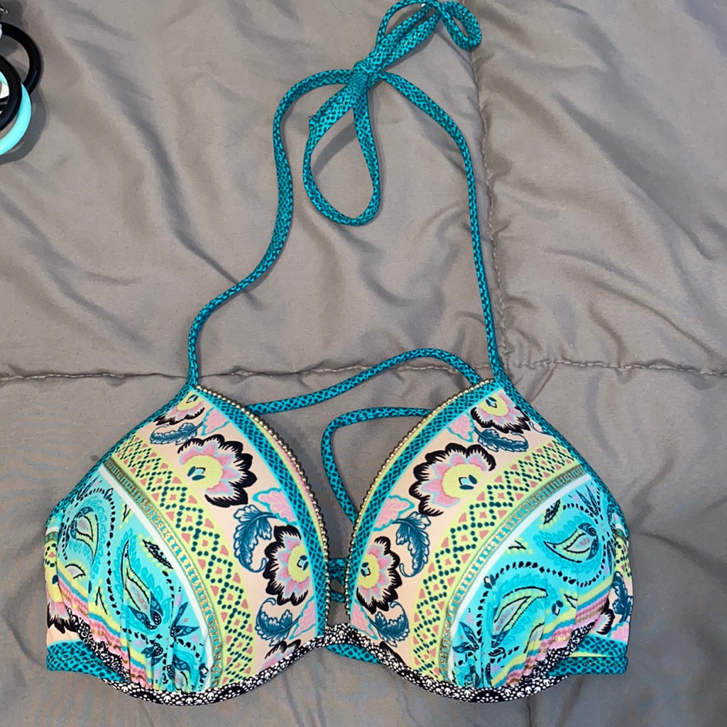 Pattern Bikini Top